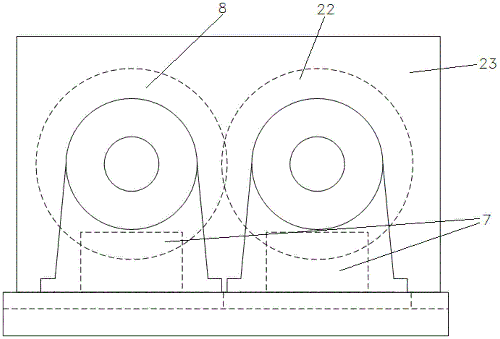 Involute gear wear life comprehensive test bench