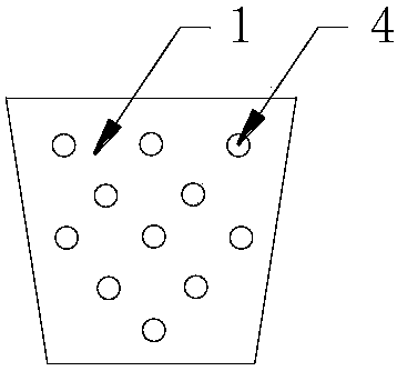 Seedling raising container and mobile seedling raising method