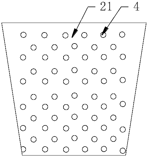 Seedling raising container and mobile seedling raising method