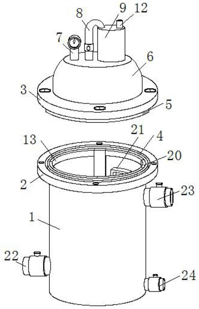 Alnico battery raw material filter device