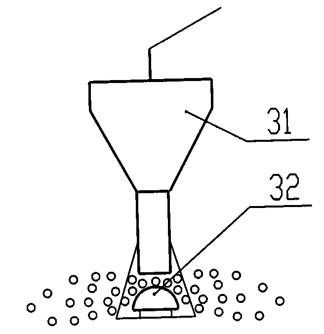 Waste heat boiler of shot-cleaning type glass kiln