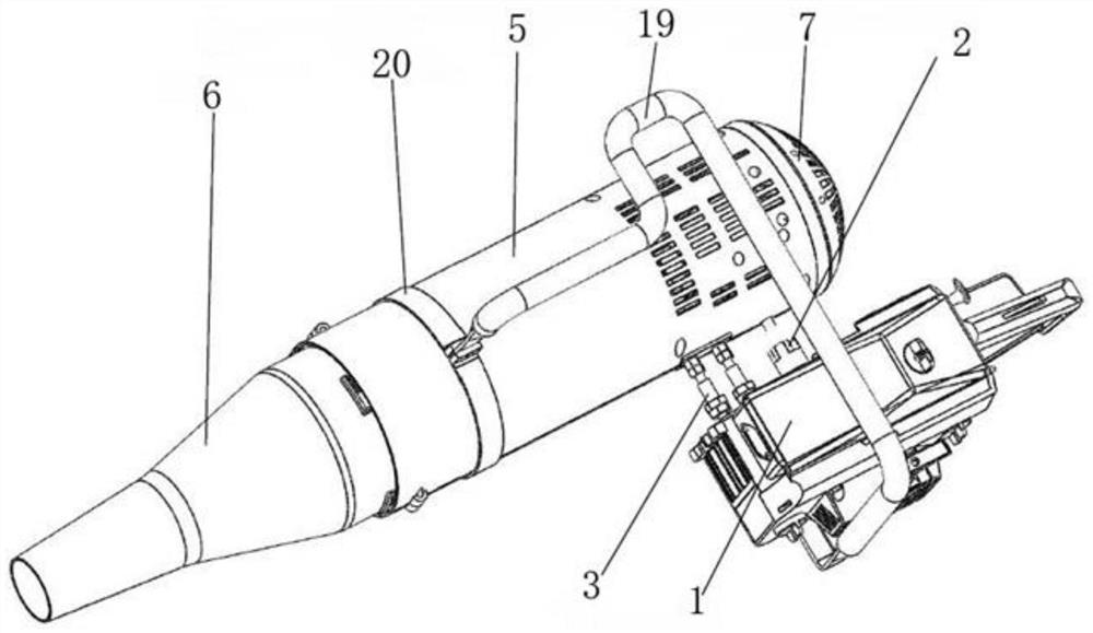 Axial flow type jet fan