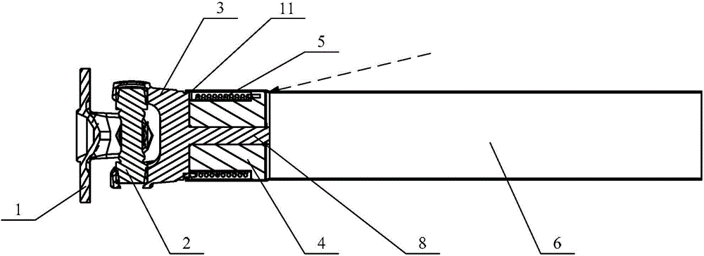 Transmission shaft and automobile applying transmission shaft