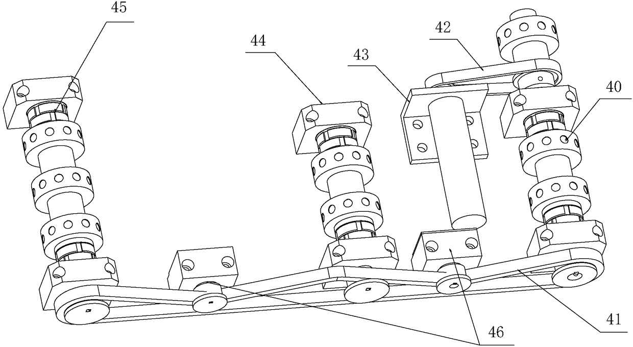 Conveying system of uncoiling blanking die