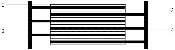 Al/Al2O3/BaTiO3 composite film super capacitor and preparation method thereof