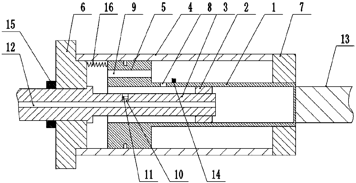 Two-way fast hydraulic cylinder