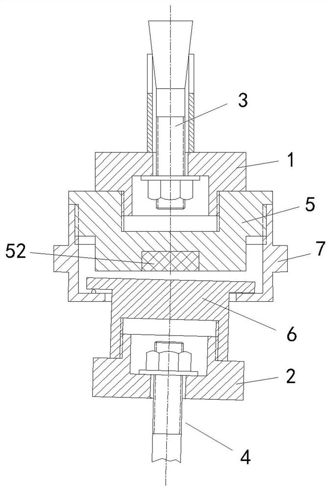 Magnetic connection structured assembly with self-protection function