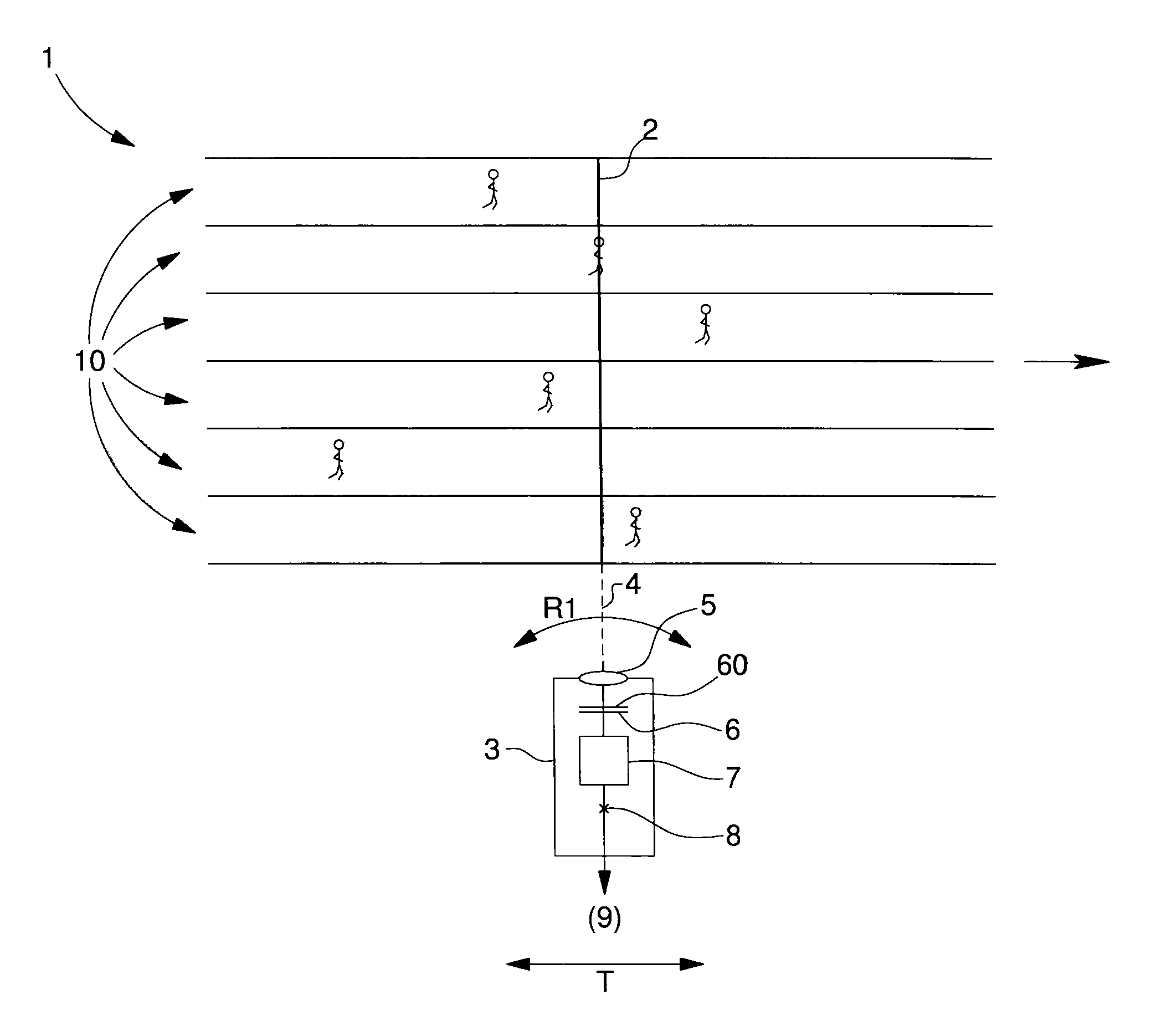 Method for the adjustment of a colour filter for a ditigial sensor and the associated filter