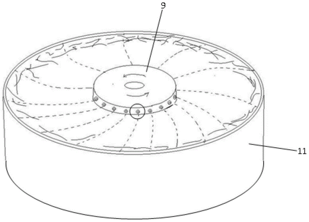 An air-flow rotary disk spinning device applied to the preparation of nanofibers