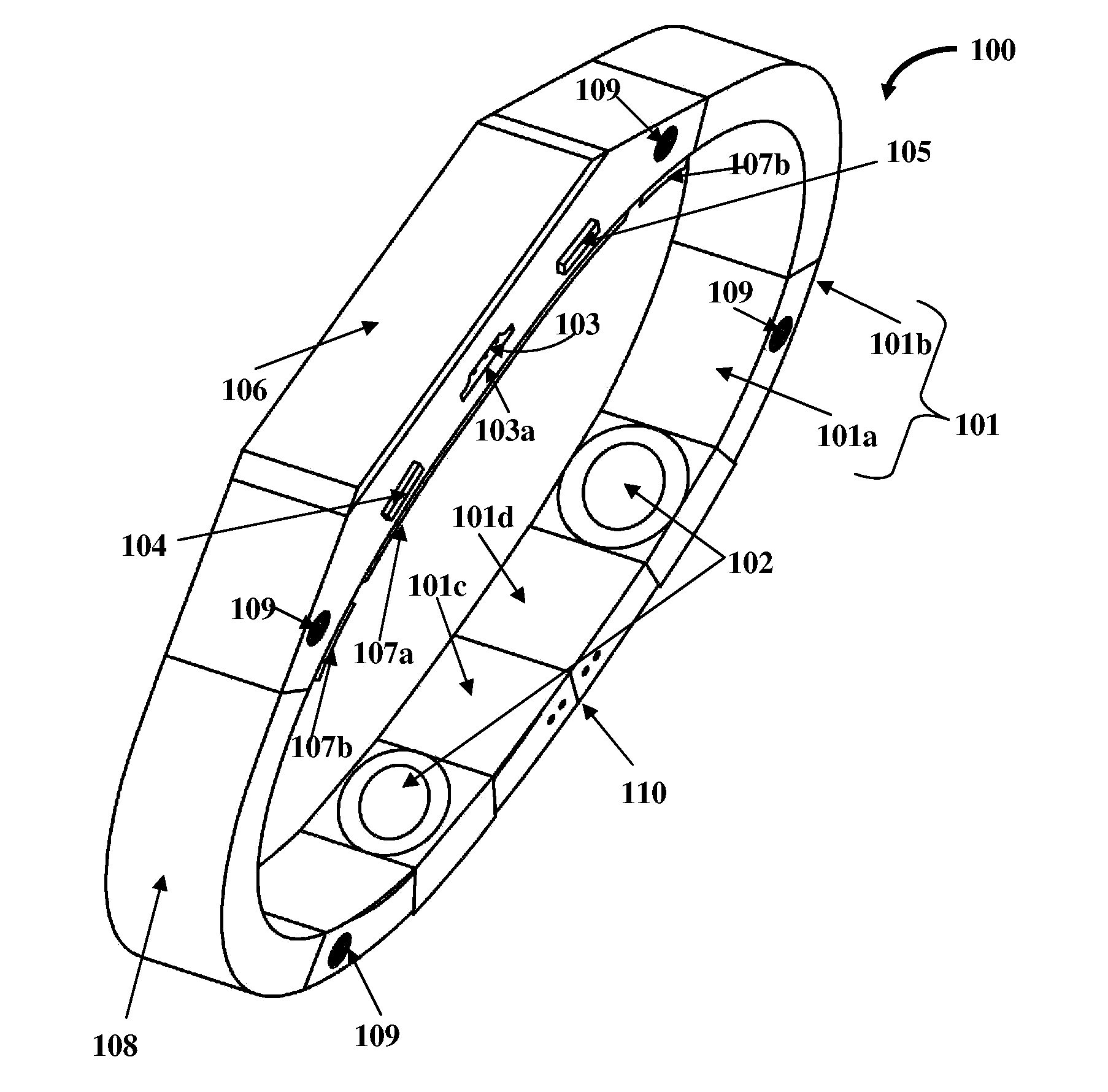 Portable Physiological Data Monitoring Device