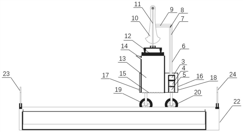 Automatic track type microcapsule forming device based on piston reciprocating