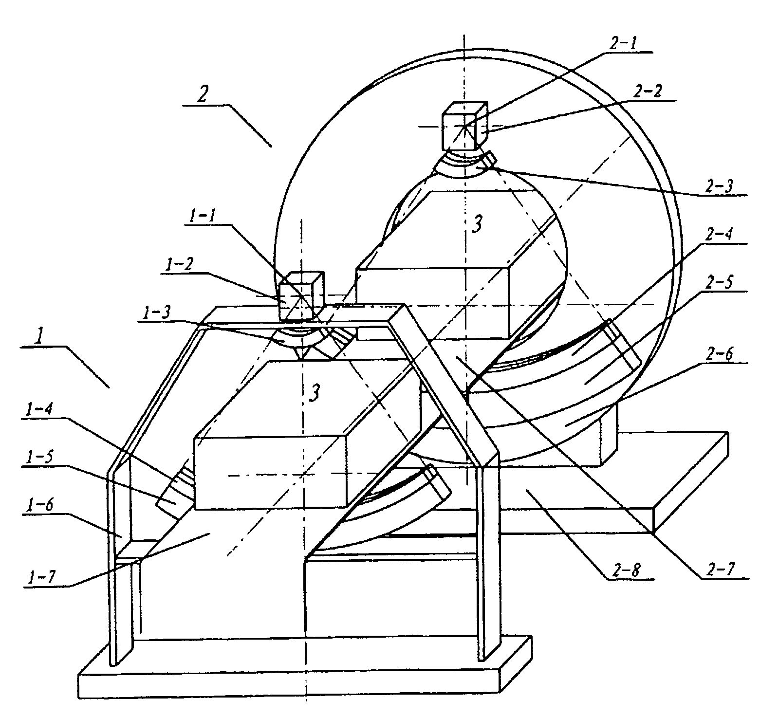 Gamma radiation imaging system for non-destructive inspection of the luggage