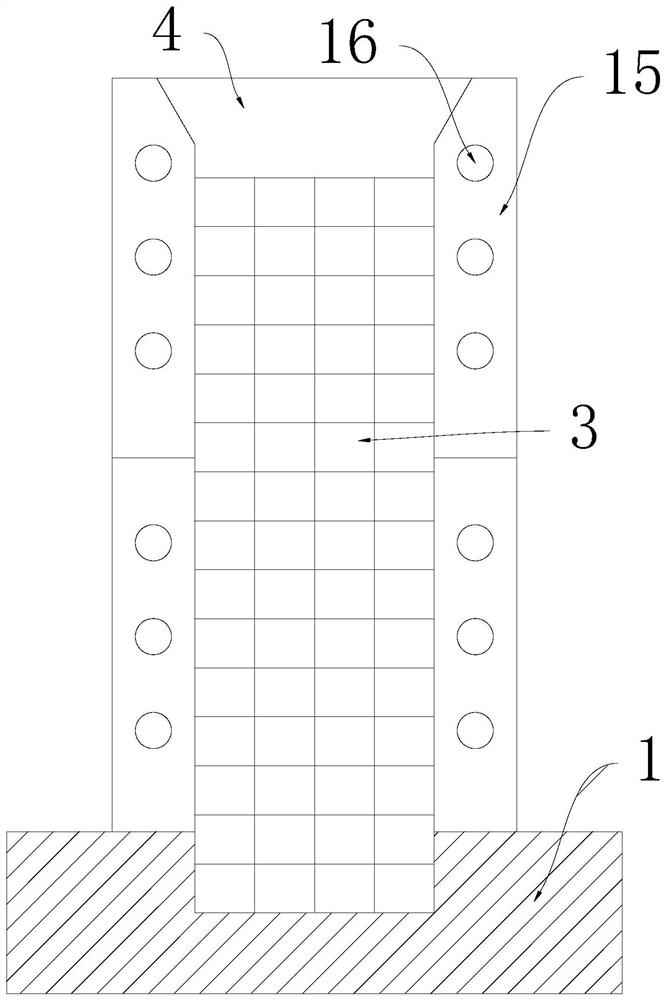 A high-strength and easy-to-pour construction pile