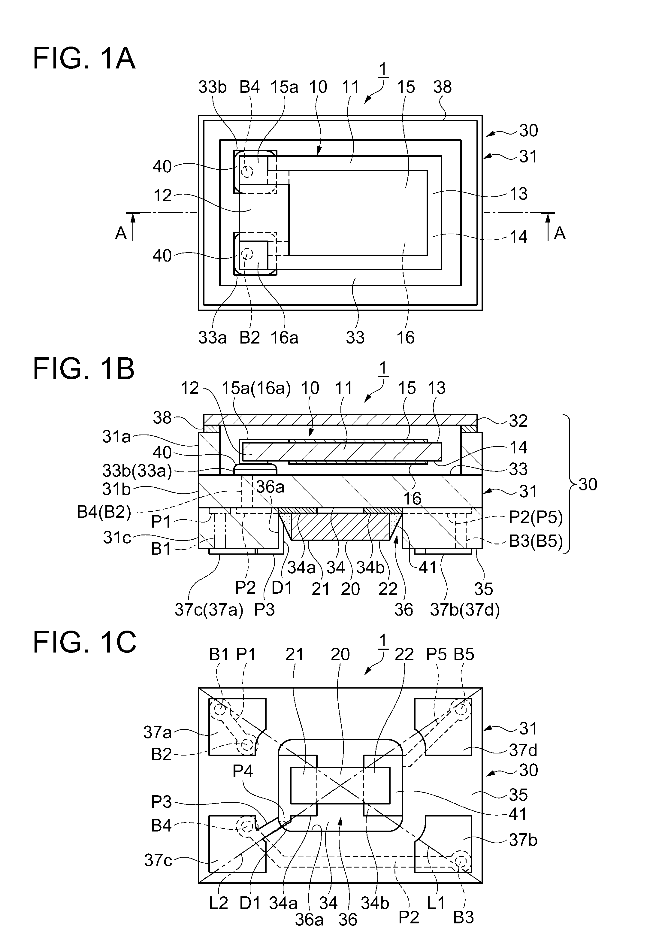 Package, resonation device, oscillator, electronic device, and moving object