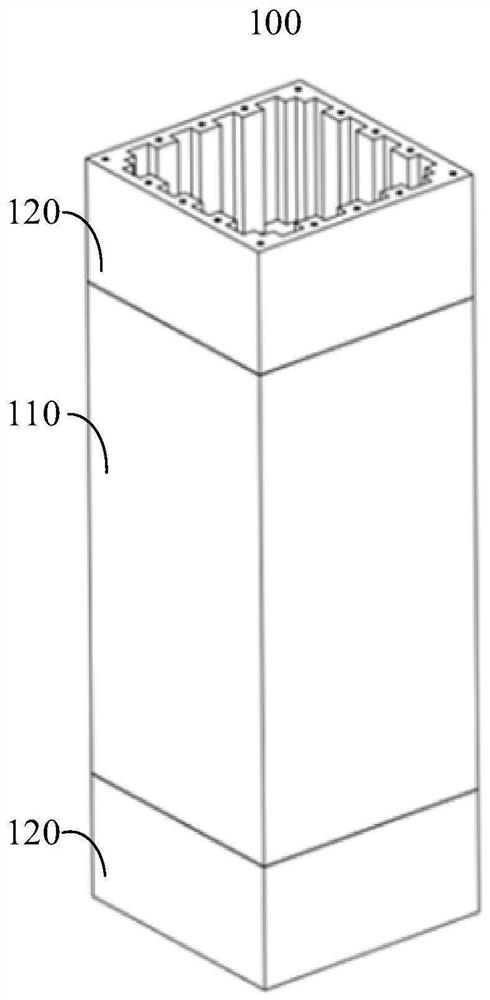 UHPC-based fabricated combined beam-column joint and construction method thereof