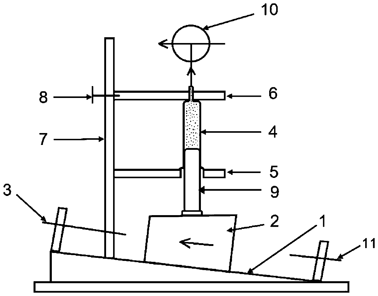 Manual static headspace sample injection device of injector and manual static headspace sample injection method of injector