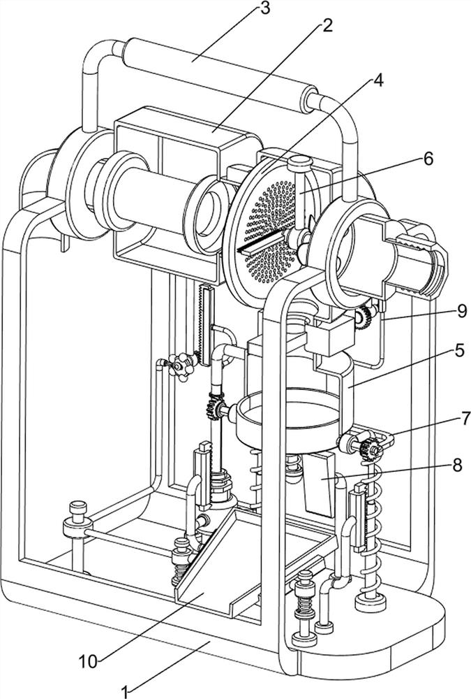 A kind of sandy wastewater purification joint for building floor