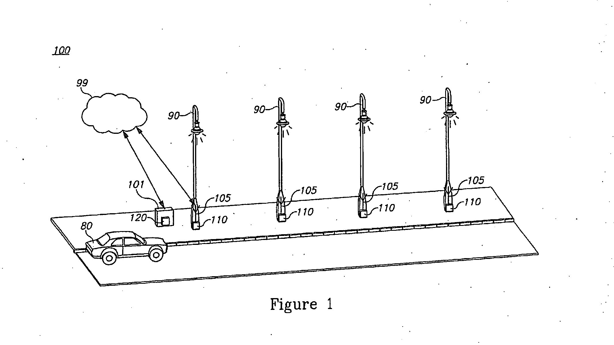 Road illumination system