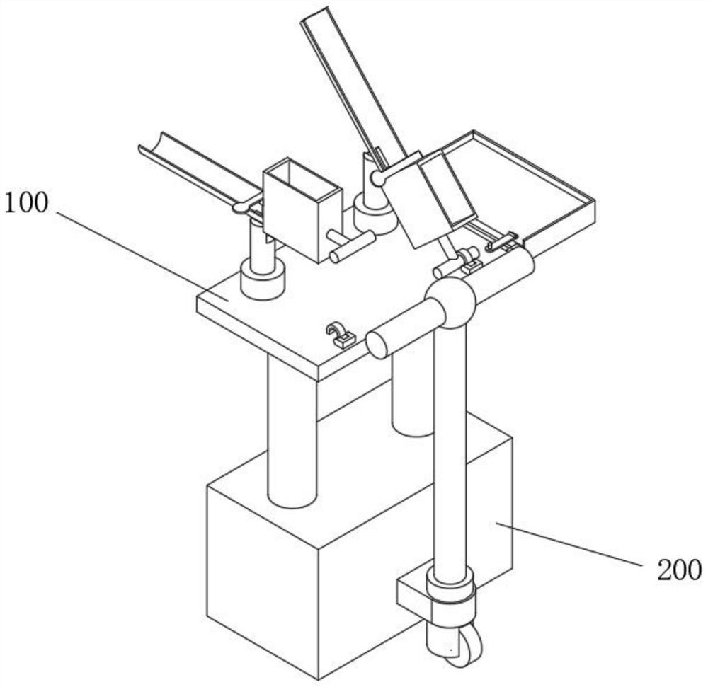 Artichoke essence discharging device capable of realizing accurate mixing and applicable to artichoke tea preparation