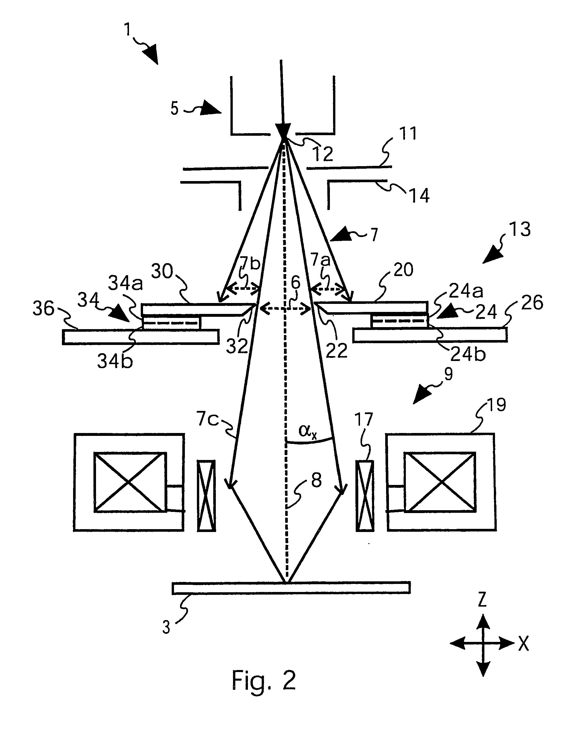 Charged Particle Beam Device with Aperture