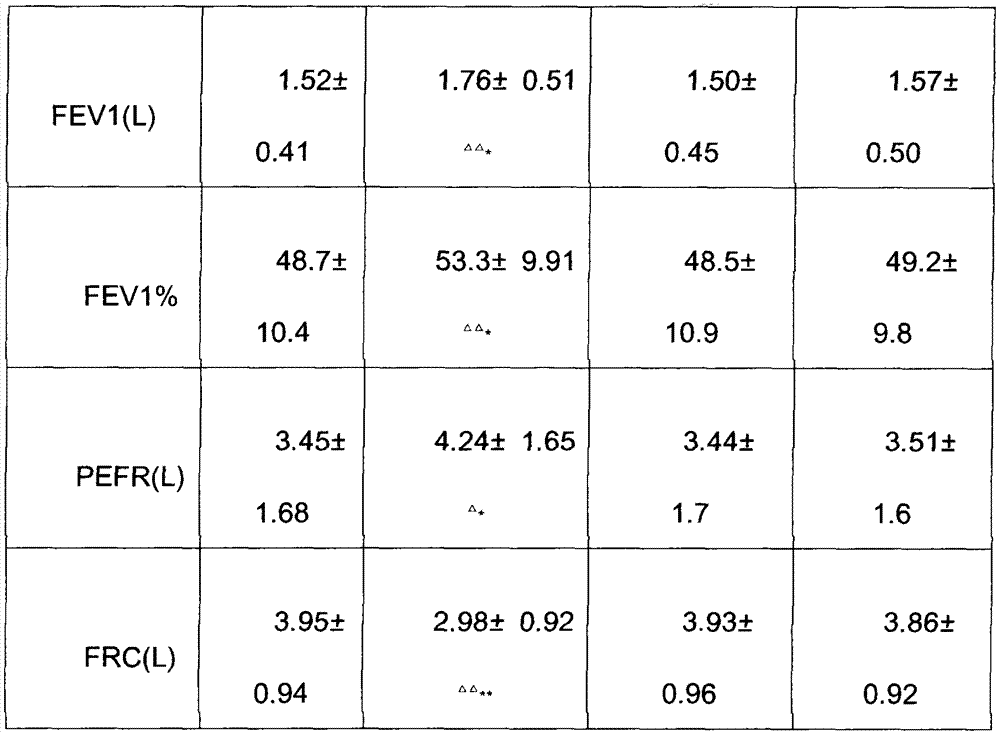 Medicine for treating chronic obstructive pulmonary disease during stable period and preparation method of medicine