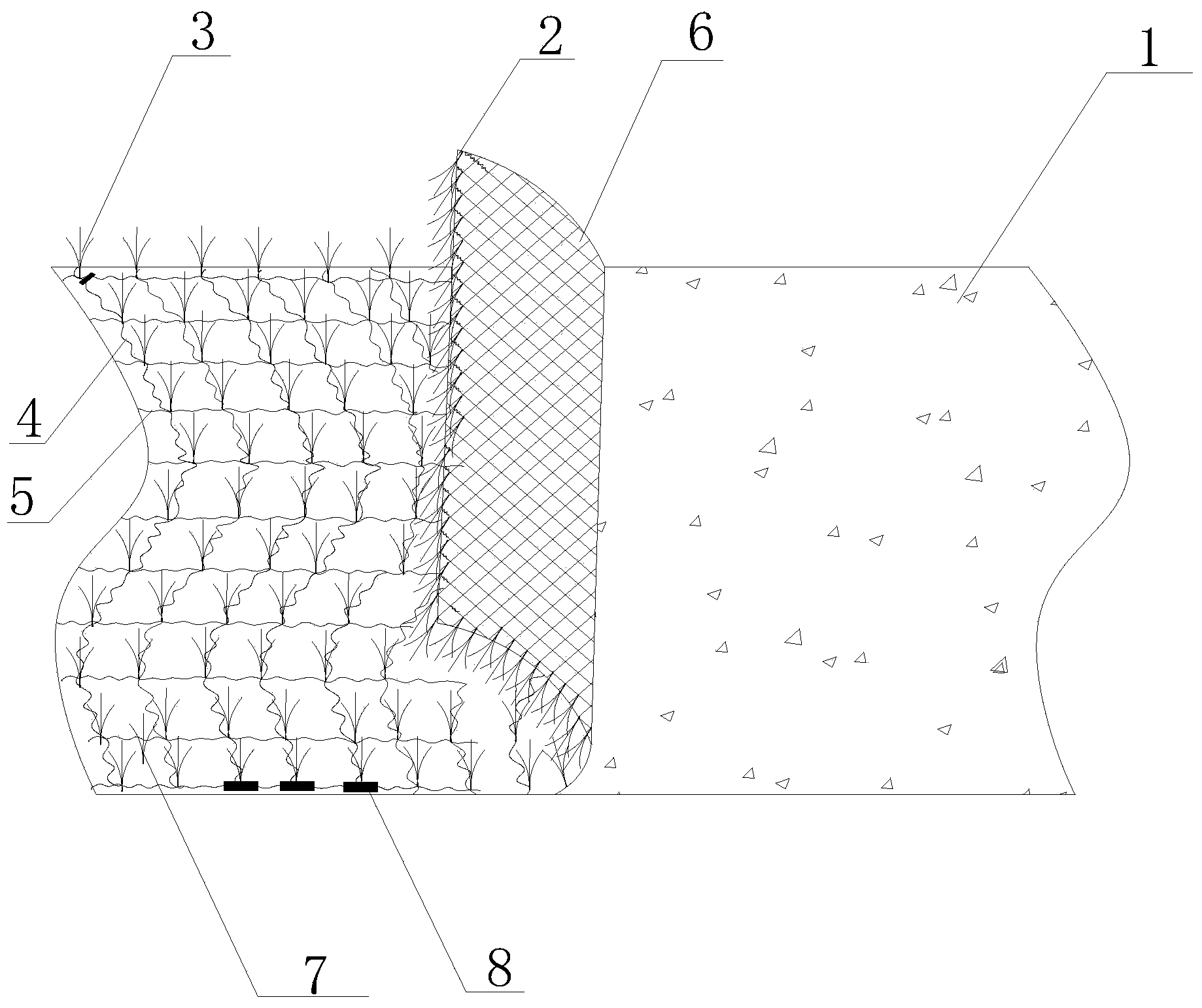 Artificial lawn and fabrication process thereof