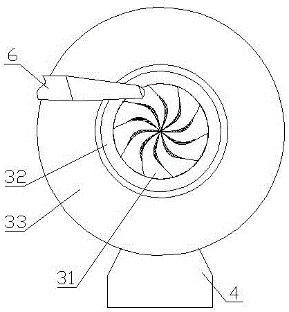 Horizontal type center-through reversely-installed inclined-jet hydraulic generator and acting method thereof