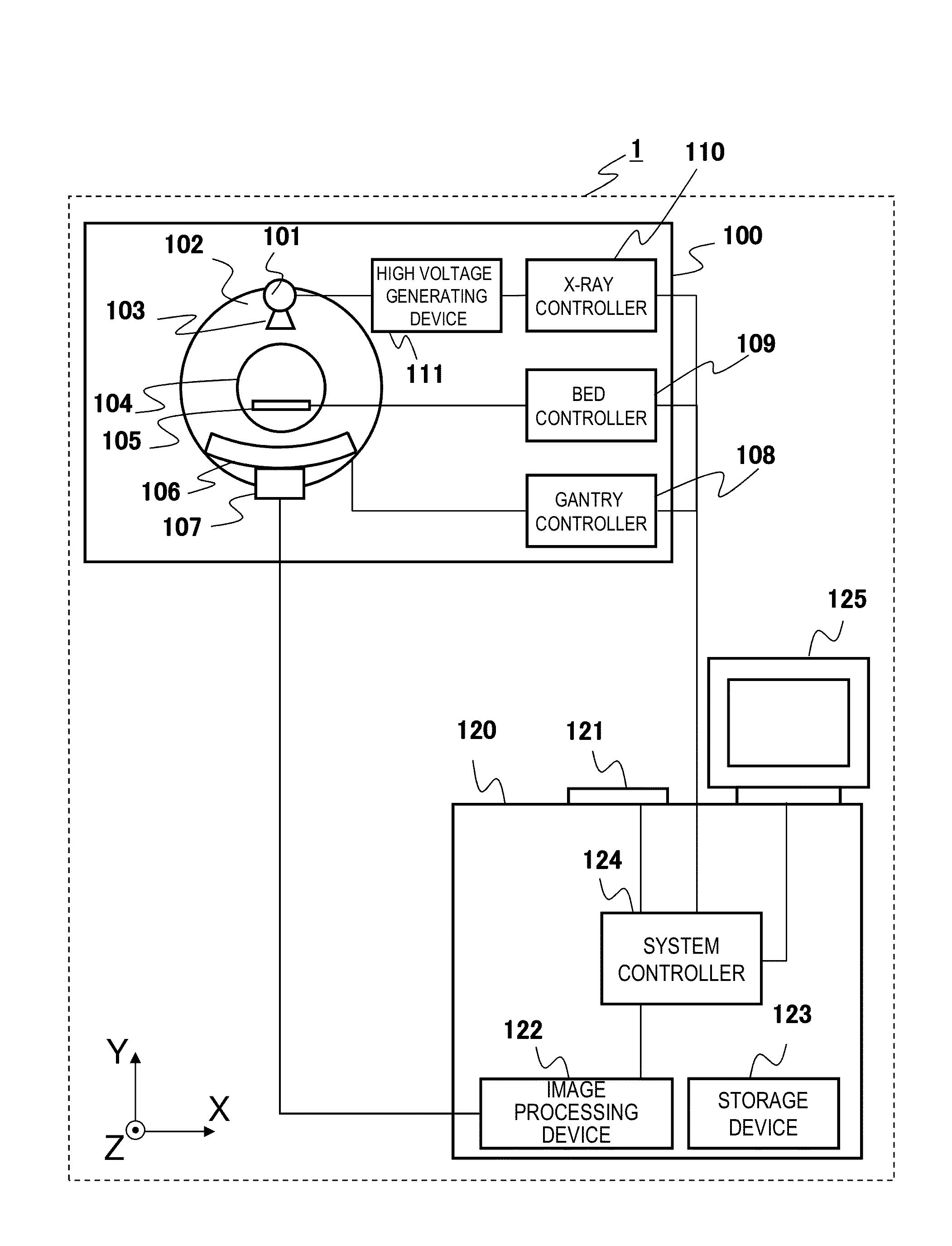 Radiation detector and x-ray CT apparatus provided therewith