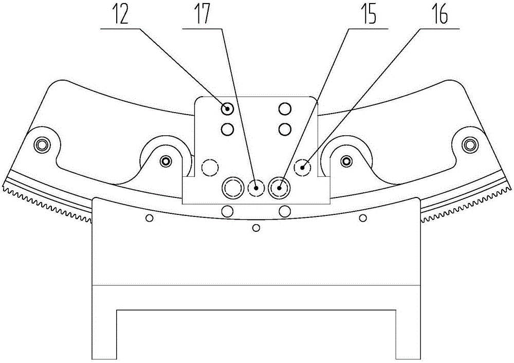 Rotary clamp tool for tire mold