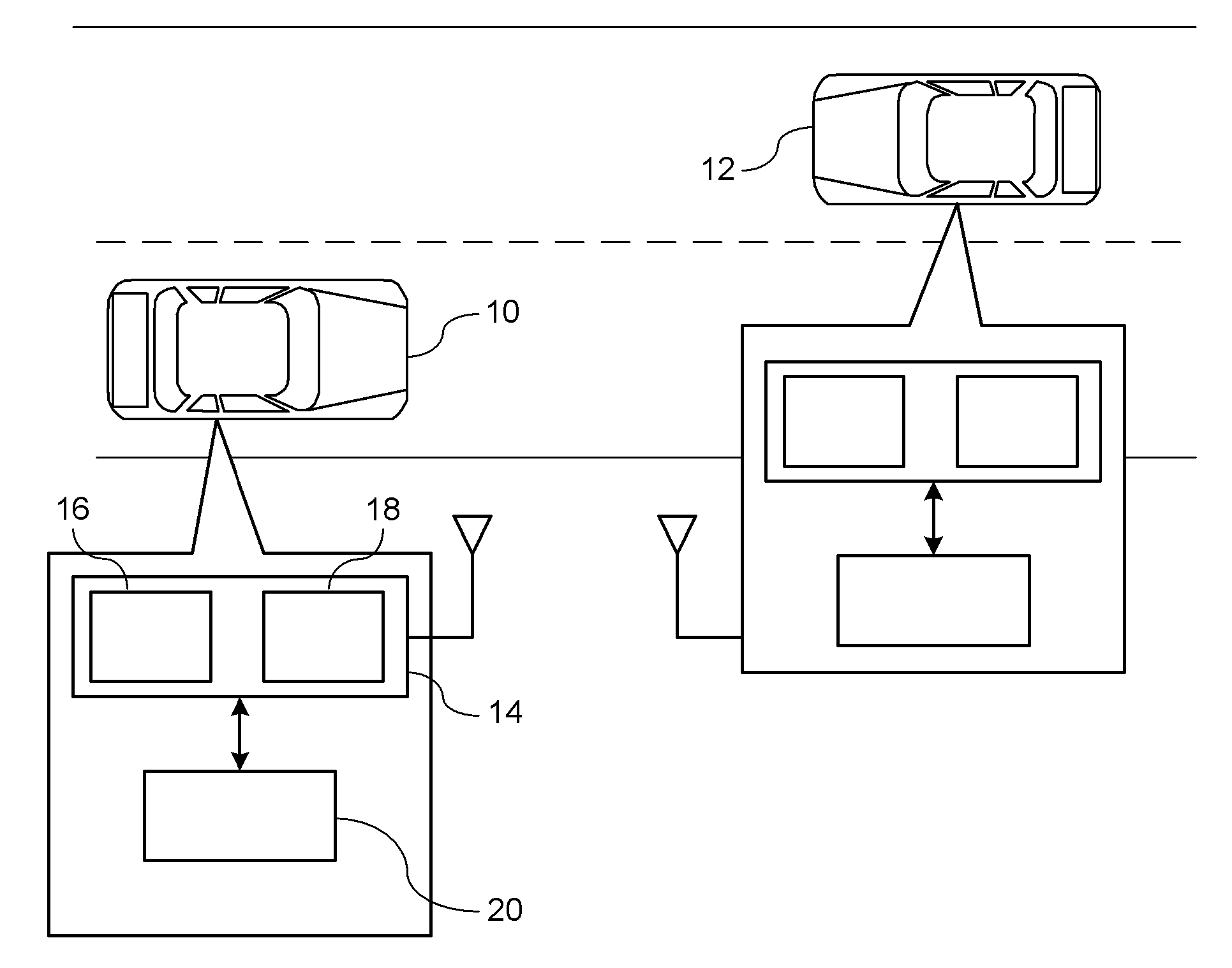 Fast collision detection technique for connected autonomous and manual vehicles