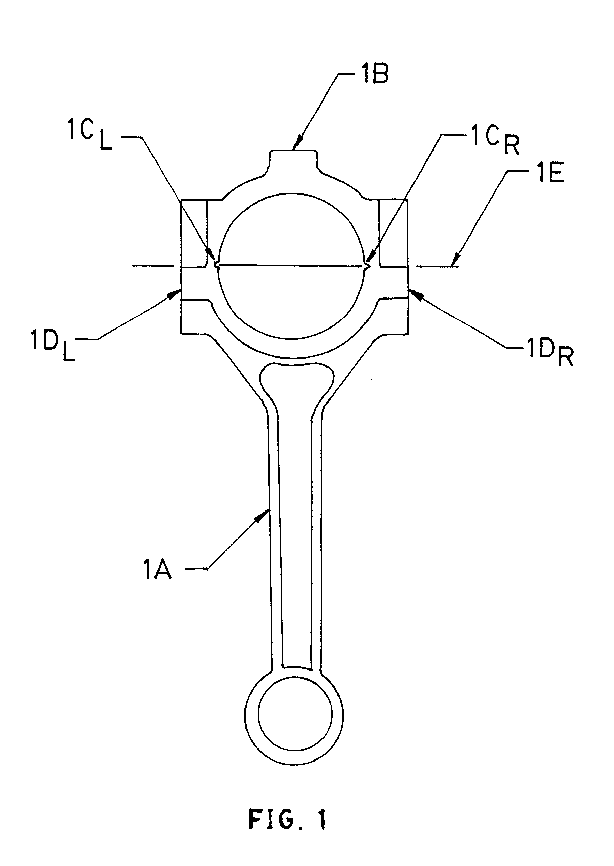 Process to fracture connecting rods and the like with resonance-fatigue