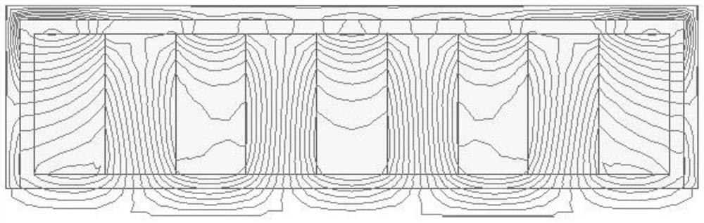 Halbach permanent magnet array structure capable of reducing magnetic flux leakage and application of structure