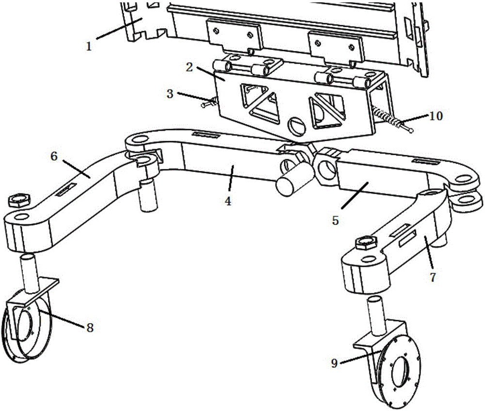 Bearing device for hip exoskeleton