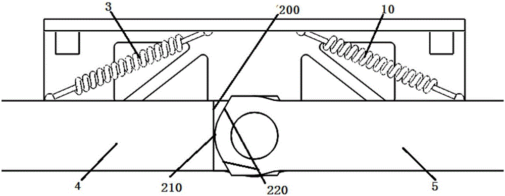 Bearing device for hip exoskeleton