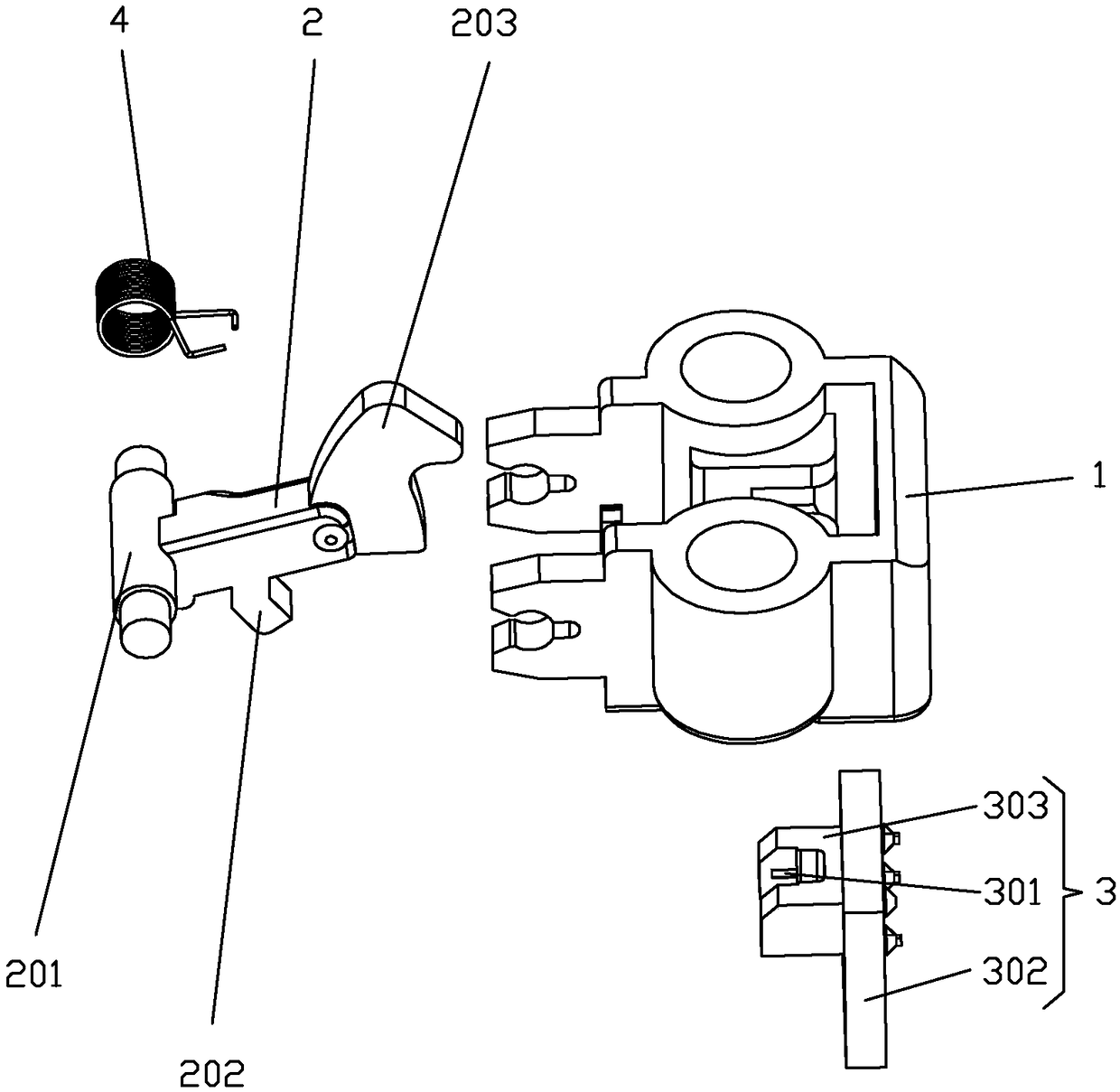 A paper feed sensor for a miniature printer