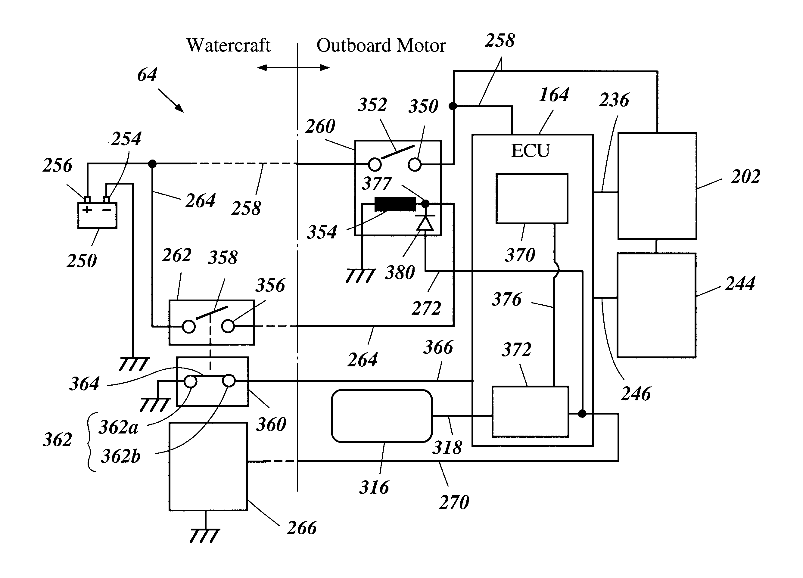 Electrical control for engine