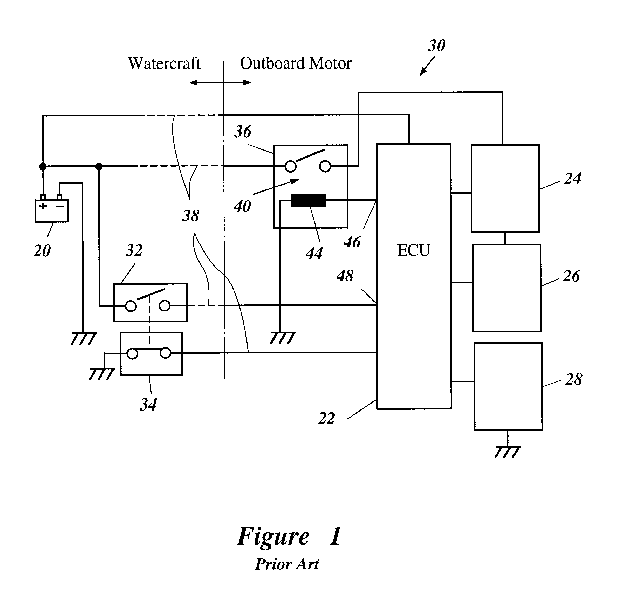 Electrical control for engine