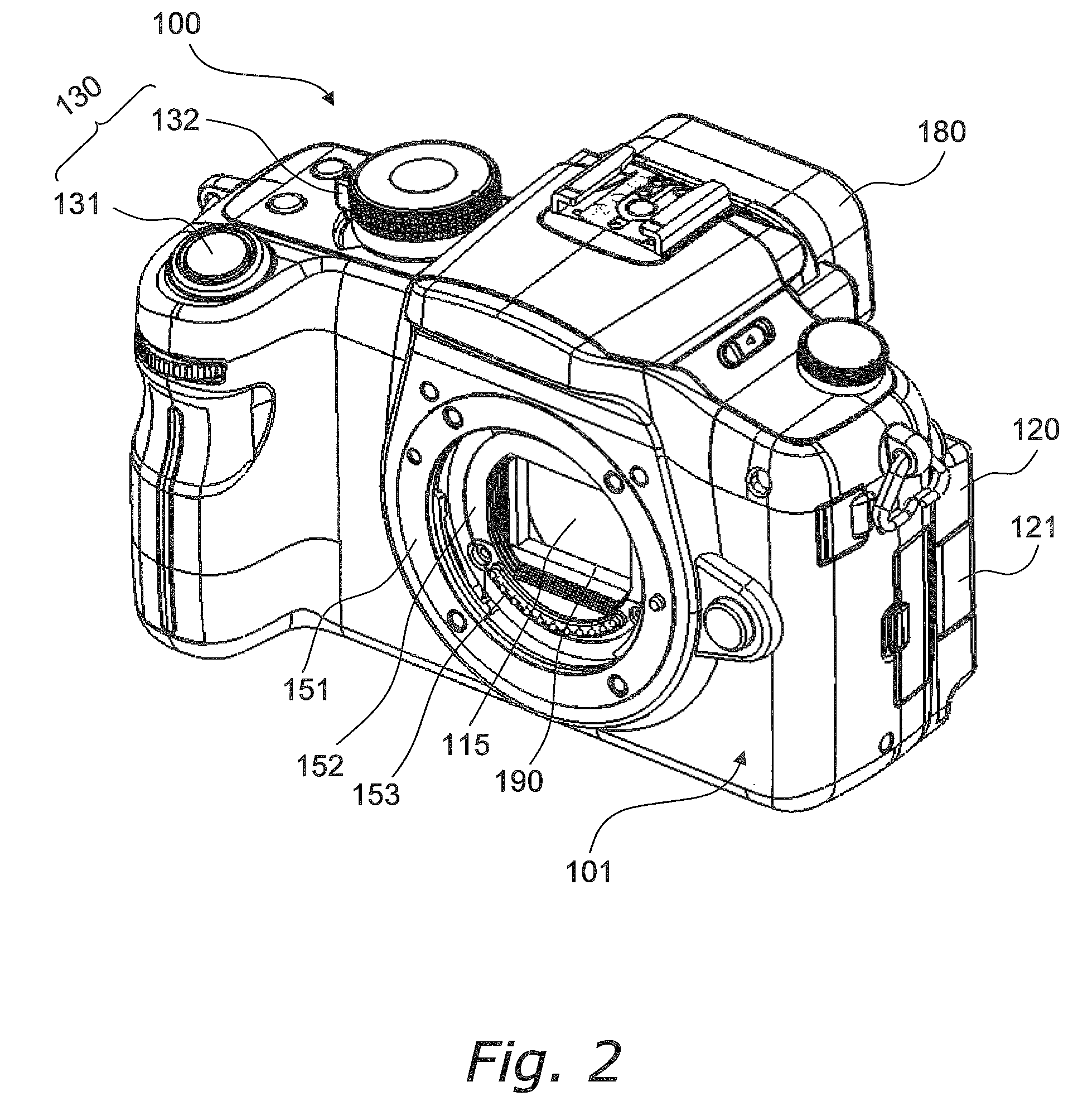 Camera body and imaging device equipped with same