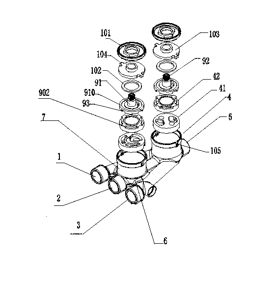 Valve for water heater