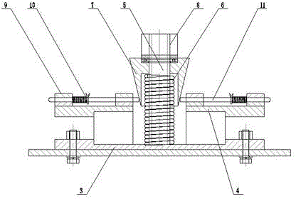 Bidirectional adjustable cylindrical welding anti-deformation fixture