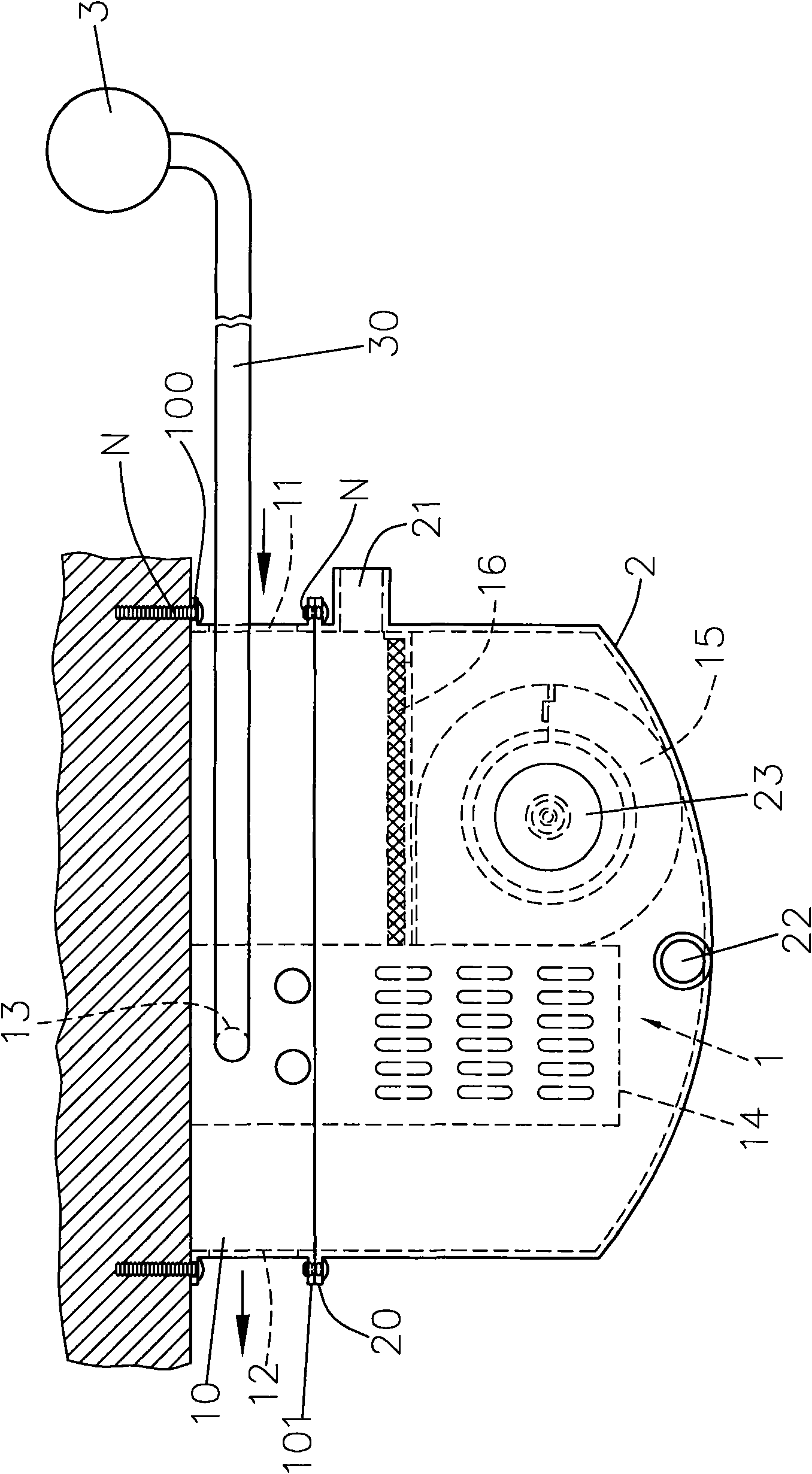 Automatic cleaning device of indoor air conditioner