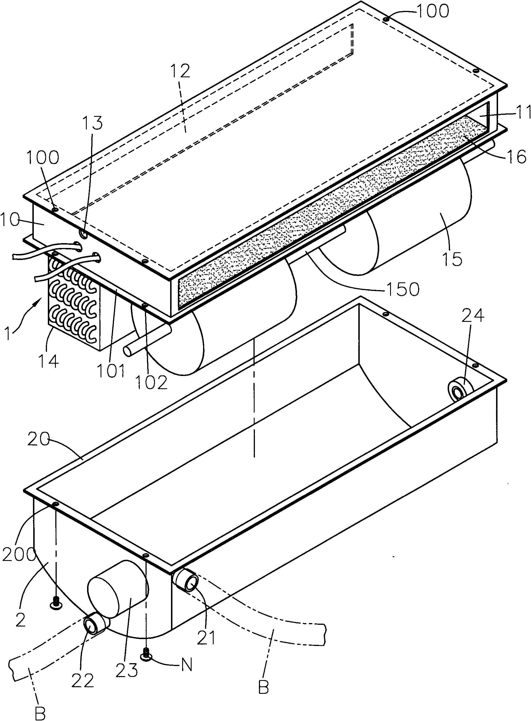 Automatic cleaning device of indoor air conditioner