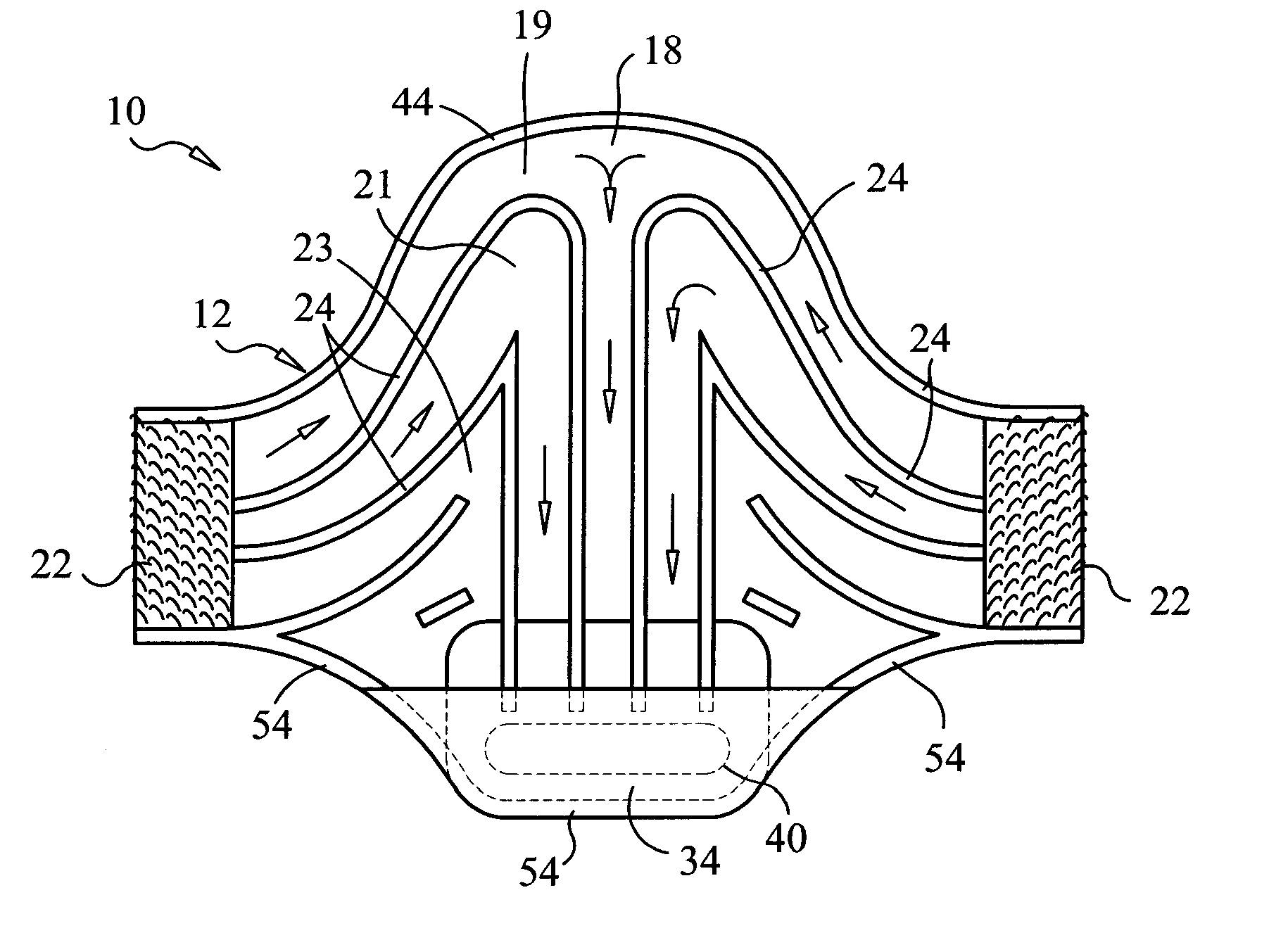 Cooling garment for use with a bullet proof vest