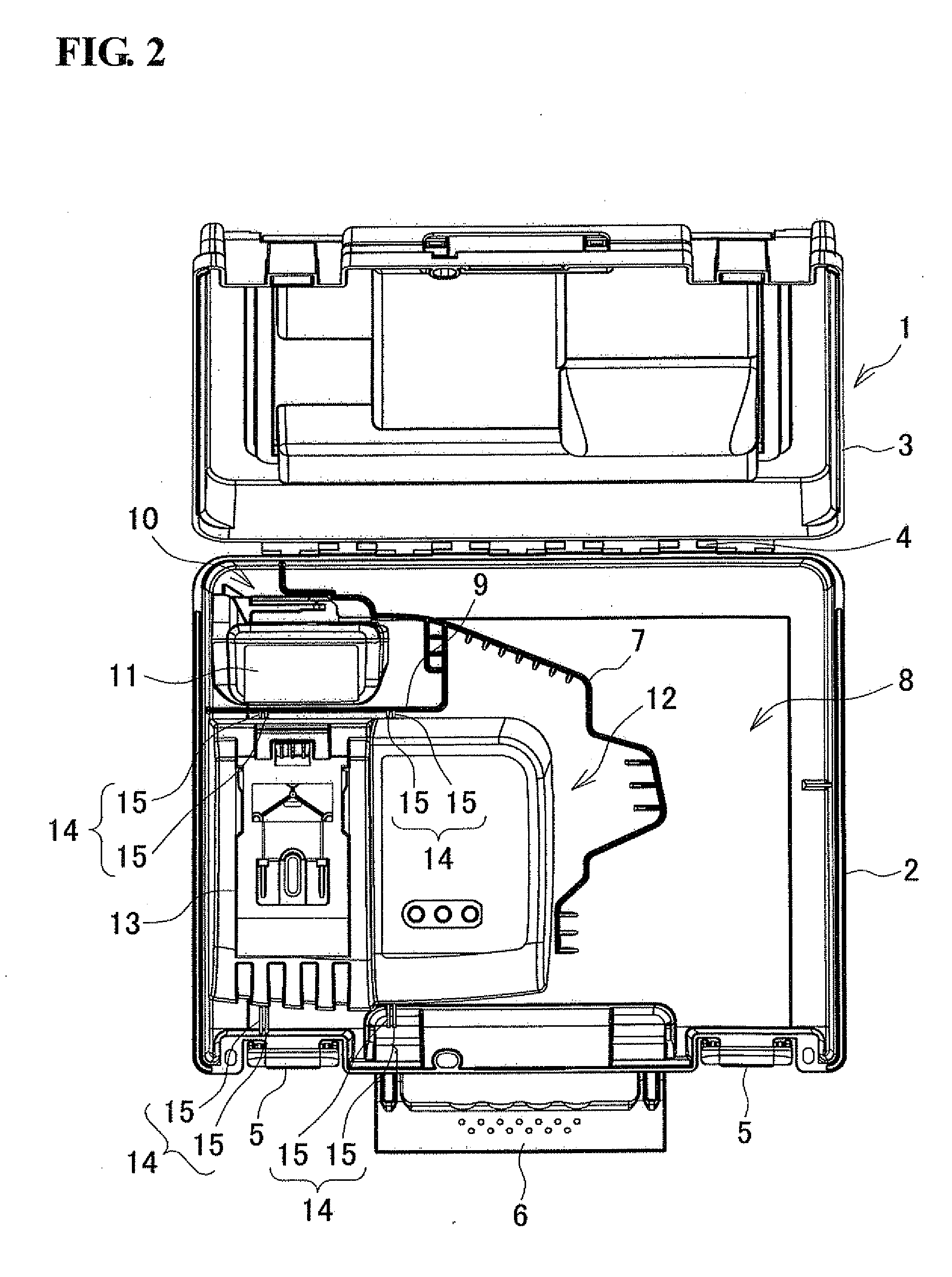 Power tool storage case