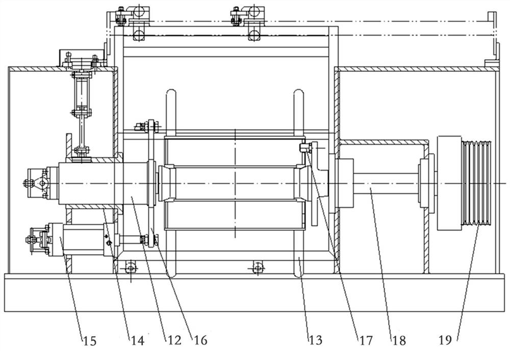 High-speed unwinding machine