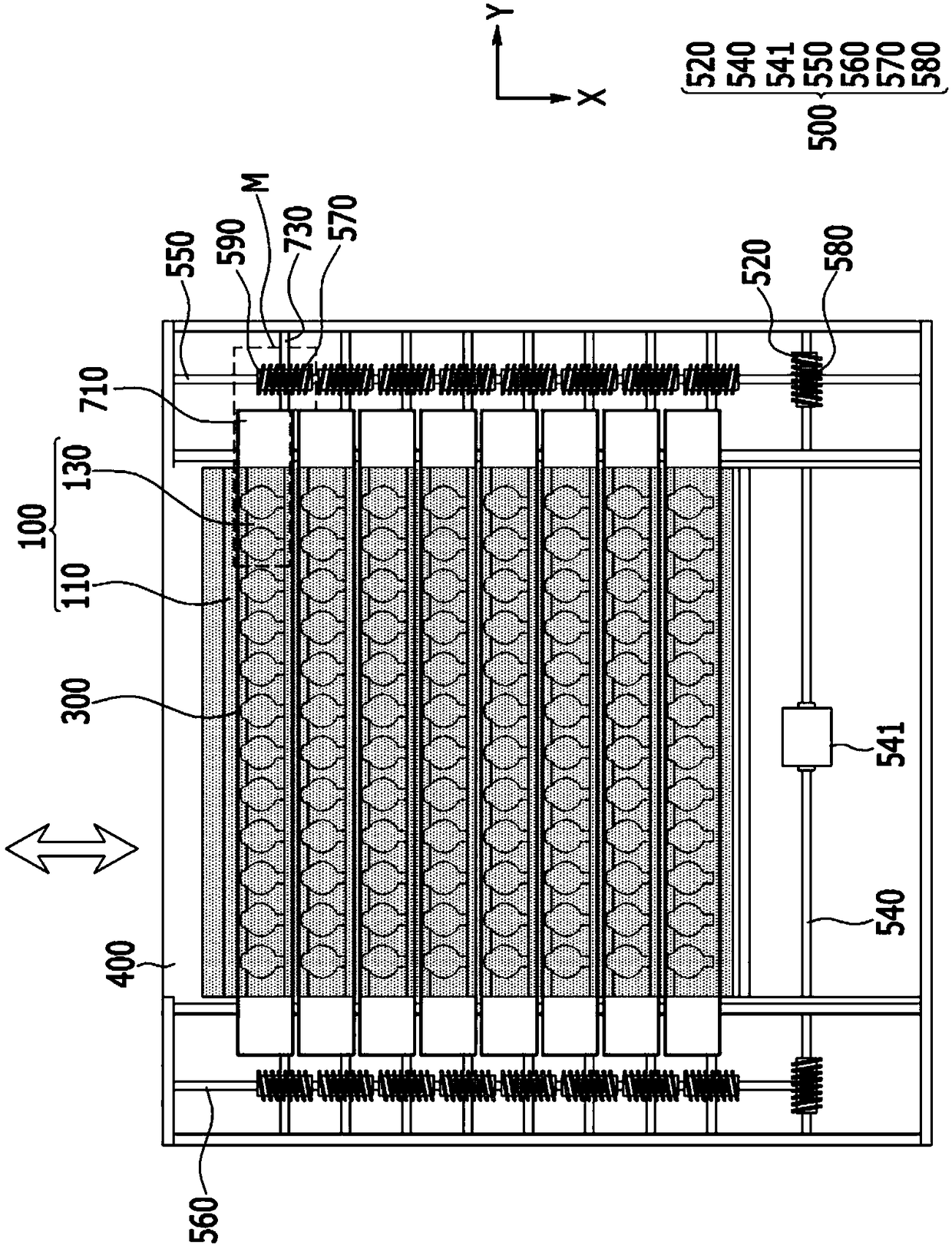 Tube opening and closing device and dispensing system including same