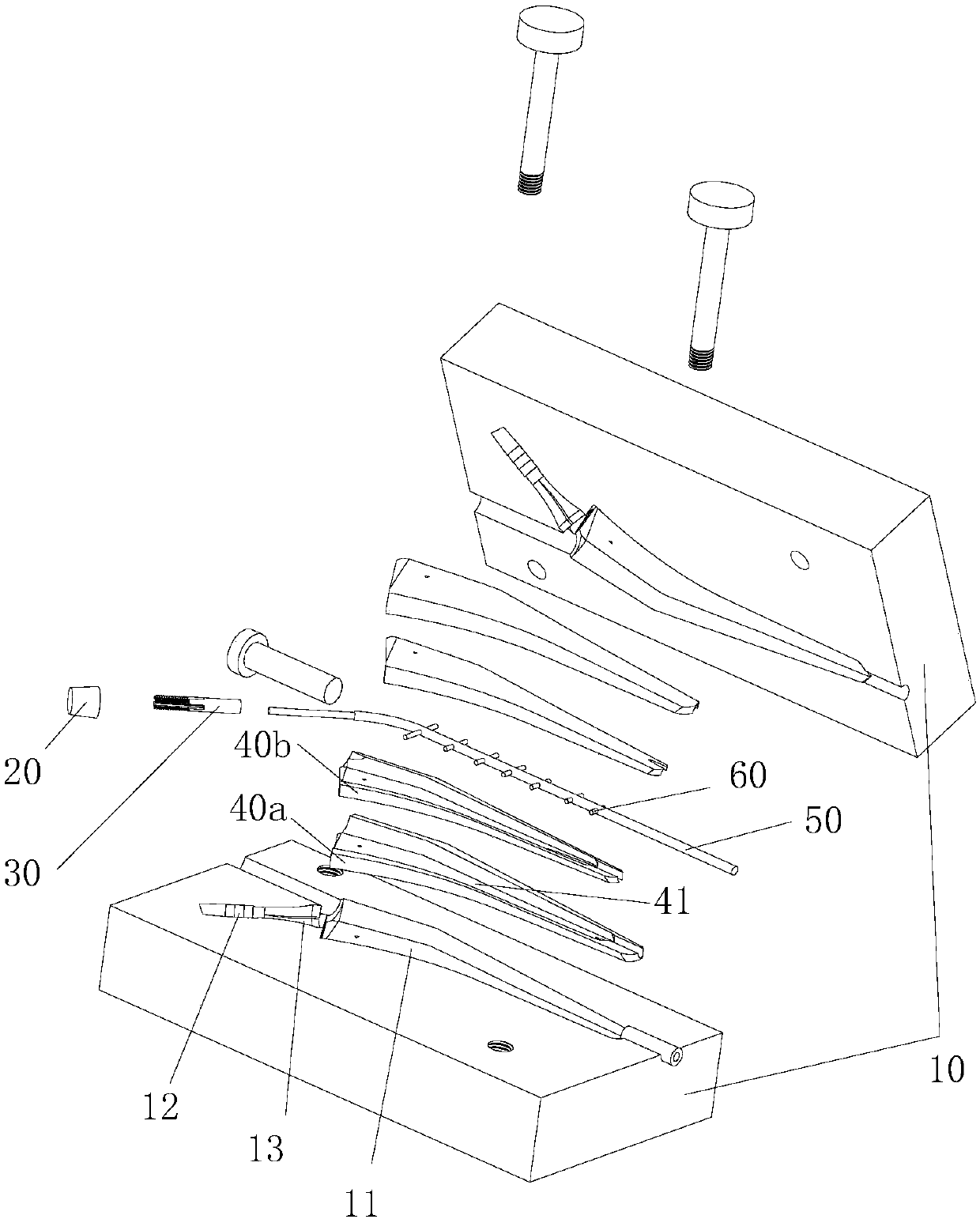 Femoral stem spacer die