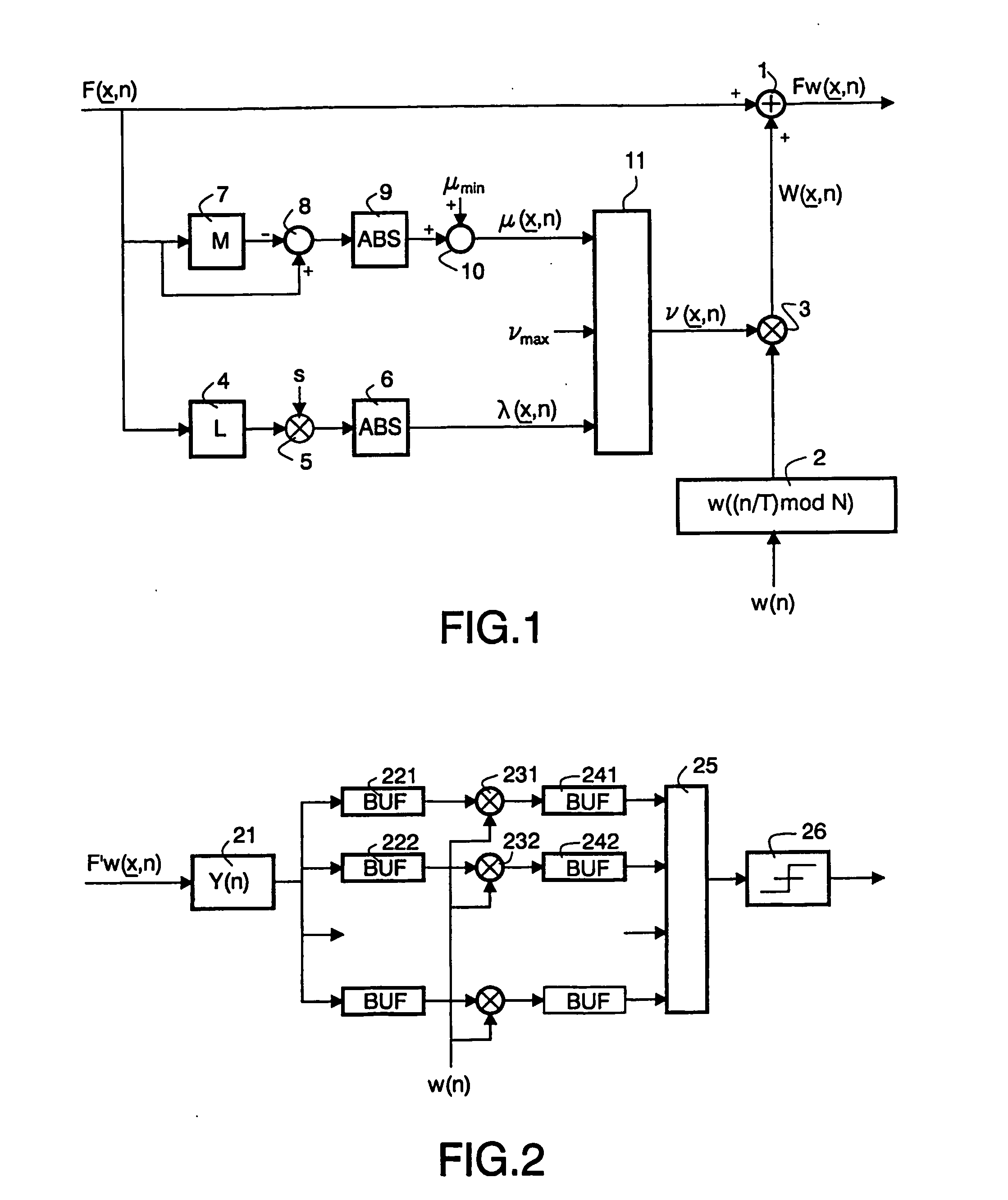 Embedding and detection of watermark in a motion image signal