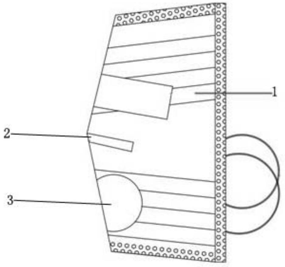 Protective mask for isolating droplet propagation of patient during oral treatment