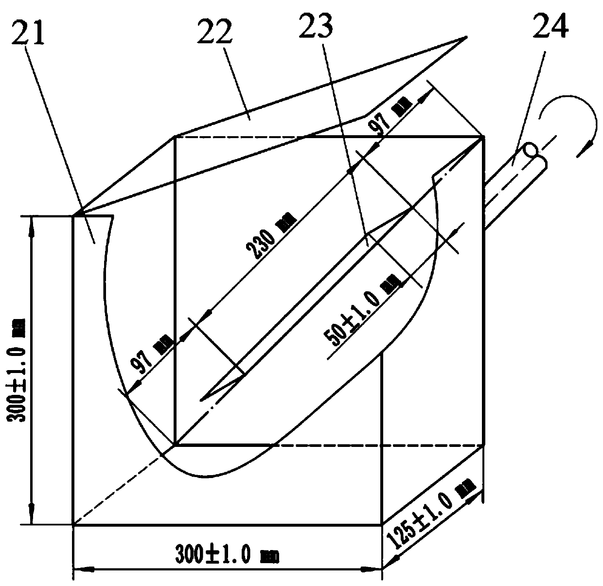 Method for testing mechanical durability of biomass granular fuel